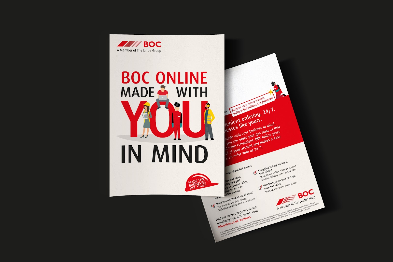 Direct Mailers for BOC Online